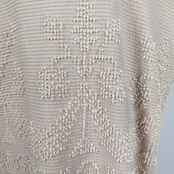 Vintage 70s MEMORY WEAR Cream French Knot Embroidered Sleeveless Maxi Dress - Picture 7 of 9